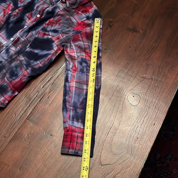 Tie-Dye Flannel Shirt Womens Size XXL - Picture 6 of 6